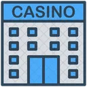 Juegos De Azar Casino Edificio Icono