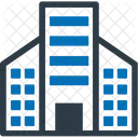 Edificio Edificio Da Cidade Blocos De Escritorios Ícone