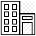 Bloques De Oficinas Edificio Comercial Edificio De Oficinas Icono