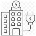 Edifício de economia de energia  Ícone