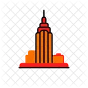 Edificio Empire State Nueva York Estados Unidos Icono