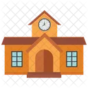 Edificio escolar  Icono