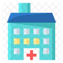Medico Hospital Edificio Icono