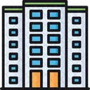Edificio Edificio Comercial Edificio De Oficinas Icono