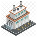 Edificio industrial  Icono