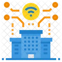 Imoveis Construcao Cidade Inteligente Ícone