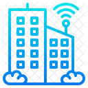 Edificio Inteligente Construcao Cidade Ícone