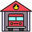 Edificios Emergencias Incendio Ícone