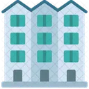 Edifícios de casas altas  Ícone