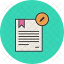 Edit Modify Certificate Icon
