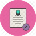 Edit Modify Certificate Icon