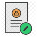Edit Modify Document Icon