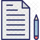 Edit Paper Pen Icon