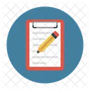 Clipboard Write Document Icon