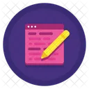 Edit Code Coding Pencil Icon