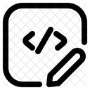 Edit Coding Code Edit Code Icon