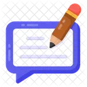 Edit Comment Write Comment Edit Chat Icon