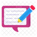 Edit Comment Edit Message Edit Chat Icon