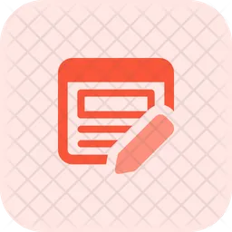 Edit Content  Icon