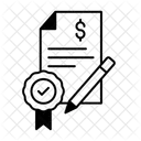 Edit Contract Contract Edit Icon