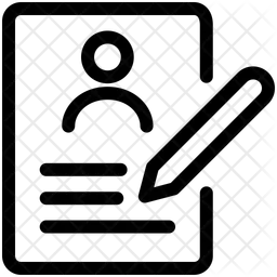 履歴書を編集  アイコン
