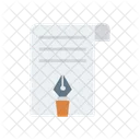 Document Pen Page Icon