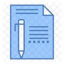 Edit Document Write Document Edit Icon