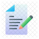 Edit File Write Article Edit Document Icon