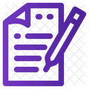Edit File Document Icon