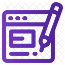 Edit Website Pencil Icon