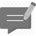 Edit Ic Chat Icon