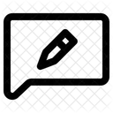Comment Edit Text Icon