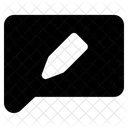 Comment Edit Text Icon