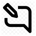 Comment Alt Edit Chat Edit Message Icon