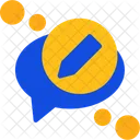 Edit Message Message Modification Alter Text Icon