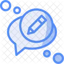 Edit Message Message Modification Alter Text Icon