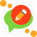 Edit Message Message Modification Alter Text Icon