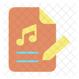 Edit Music Note  Icon