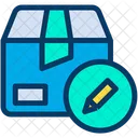 Edit Package Box Icon