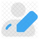 プロフィール、ユーザー、ユーザーの編集 アイコン