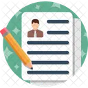 プロフィール編集、ユーザー、更新 アイコン