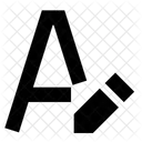 Edit Text Pen Icon
