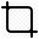 Edit Tools Crop Image Icon