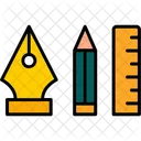 Edit Tools Ruler Scale Icon