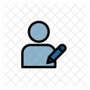 ユーザー、ユーザー、プロフィールの編集 アイコン