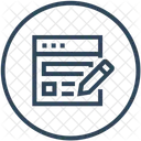 Seo Website Edit Icon