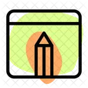 Edit Website  Icon
