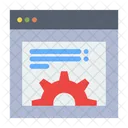 Edicao Edicao Web Configuracoes De Pagina Web Ícone