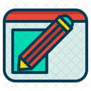 Editar Texto Lapiz Icono