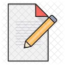 Editar Contrato Archivo Icono